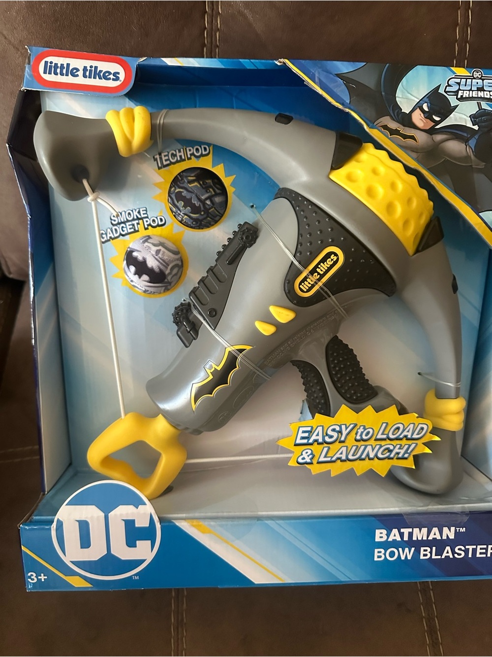 Little Tikes Batman Bow Blaster - Gray & Yellow Action Launcher